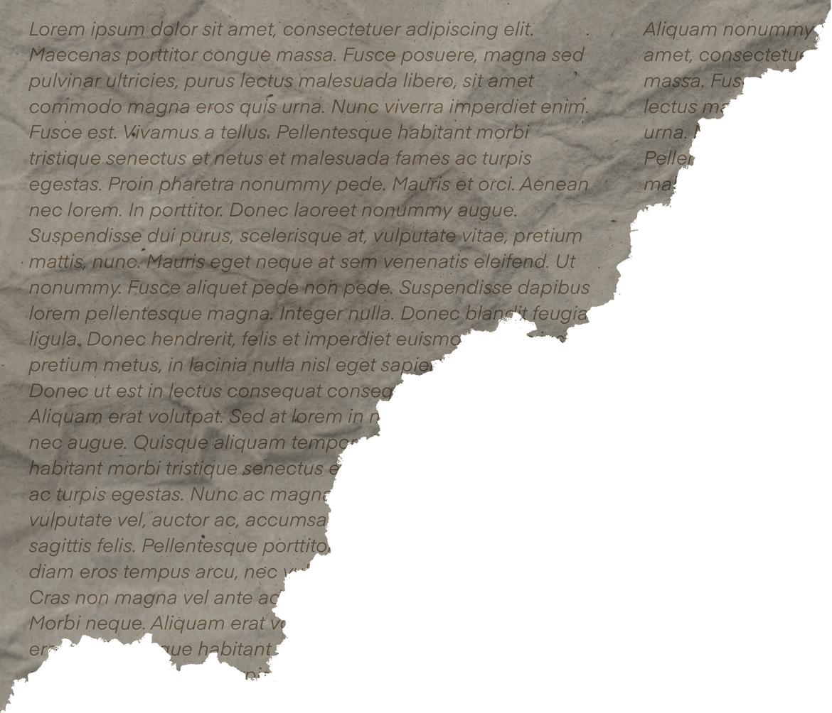 old torn crumpled page